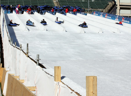 Snolympics at Progressive Field