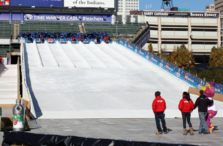 Snolympics at Progressive Field