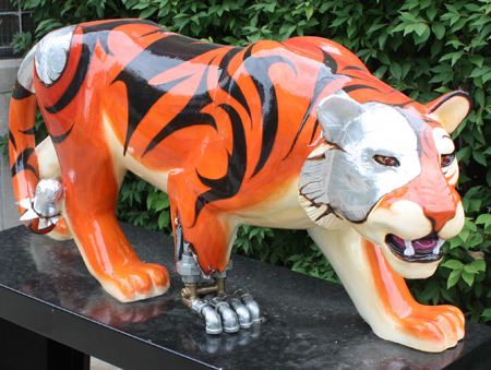 Chinese Year of the Tiger Cleveland Public Art Sculptures - photos by Dan Hanson