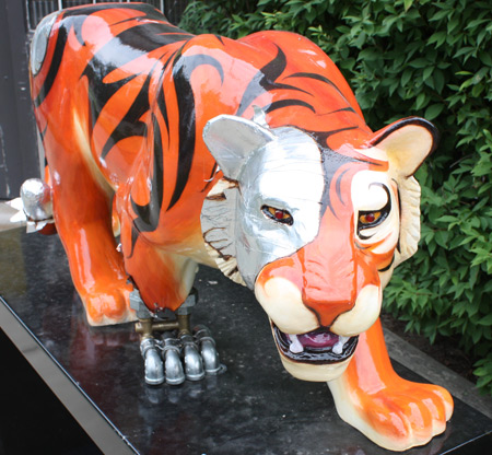 Chinese Year of the Tiger Cleveland Public Art Sculptures - photos by Dan Hanson