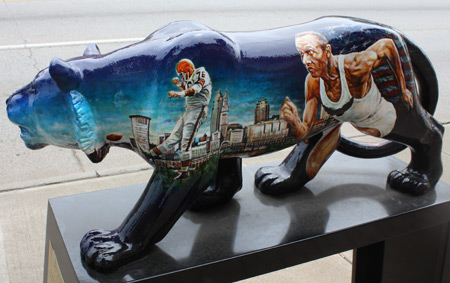 Chinese Year of the Tiger Cleveland Public Art Sculptures - photos by Dan Hanson