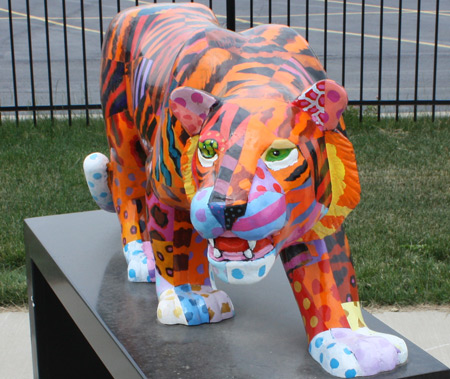 Chinese Year of the Tiger Cleveland Public Art Sculptures - photos by Dan Hanson