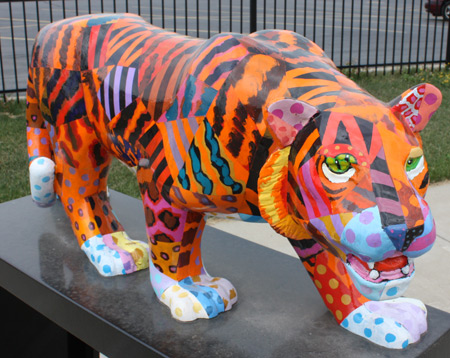 Chinese Year of the Tiger Cleveland Public Art Sculptures - photos by Dan Hanson