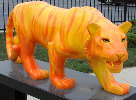 Chinese Year of the Tiger Cleveland Public Art Sculptures - photos by Dan Hanson