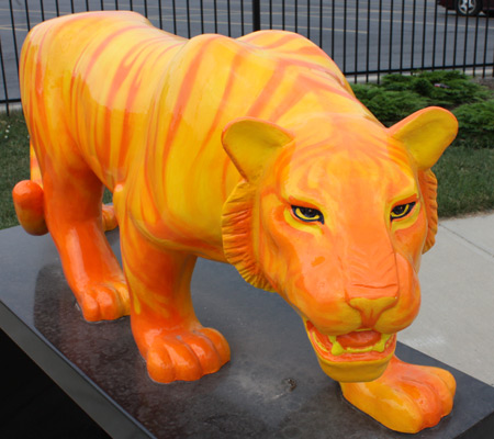 Chinese Year of the Tiger Cleveland Public Art Sculptures - photos by Dan Hanson