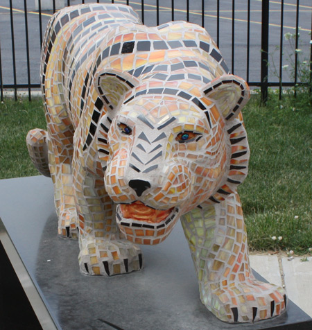 Chinese Year of the Tiger Cleveland Public Art Sculptures - photos by Dan Hanson