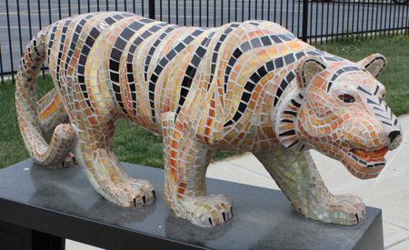 Chinese Year of the Tiger Cleveland Public Art Sculptures - photos by Dan Hanson