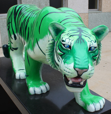 Chinese Year of the Tiger Cleveland Public Art Sculptures - photos by Dan Hanson