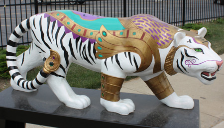 Chinese Year of the Tiger Cleveland Public Art Sculptures - photos by Dan Hanson