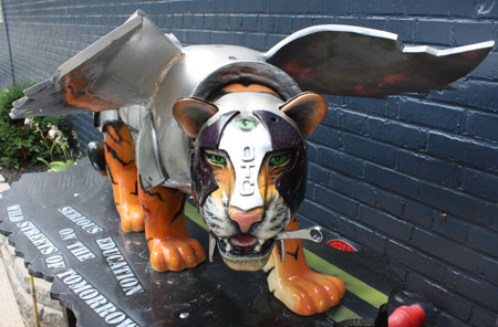 Chinese Year of the Tiger Cleveland Public Art Sculptures - photos by Dan Hanson