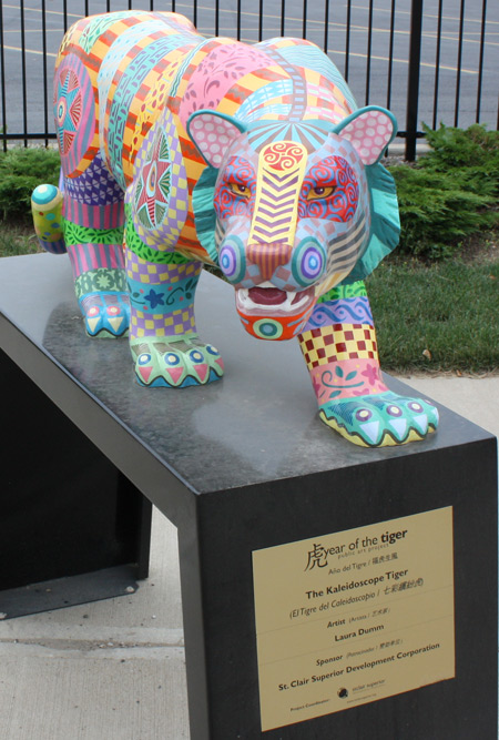 Chinese Year of the Tiger Cleveland Public Art Sculptures - photos by Dan Hanson