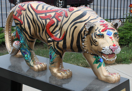 Chinese Year of the Tiger Cleveland Public Art Sculptures - photos by Dan Hanson