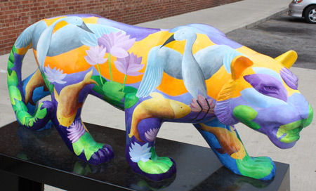 Chinese Year of the Tiger Cleveland Public Art Sculptures - photos by Dan Hanson