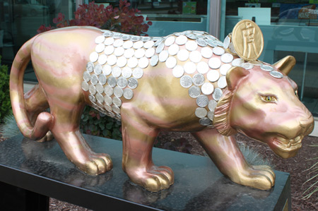 Chinese Year of the Tiger Cleveland Public Art Sculptures - photos by Dan Hanson