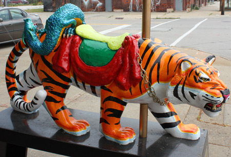 Chinese Year of the Tiger Cleveland Public Art Sculptures - photos by Dan Hanson