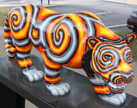 Chinese Year of the Tiger Cleveland Public Art Sculptures - photos by Dan Hanson