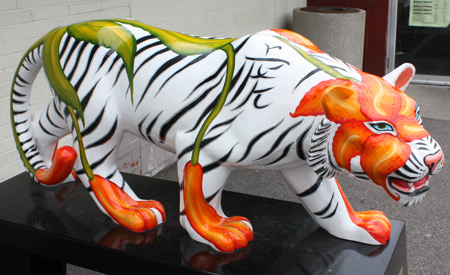 Chinese Year of the Tiger Cleveland Public Art Sculptures - photos by Dan Hanson