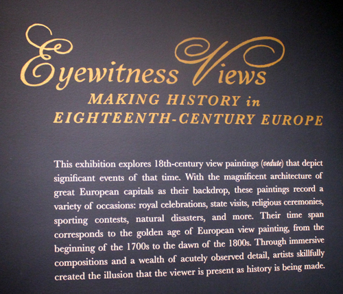 Eyewitness Views: Making History in Eighteenth-Century Europe banner