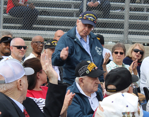 Bob Allen, 1 of 2 survivors of the USS Cleveland which earned 13 battle stars in WWII
