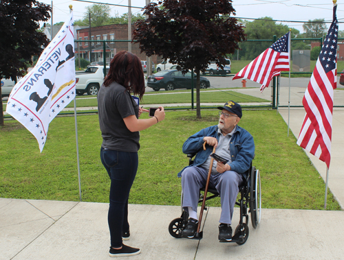 World War II veteran telling his story