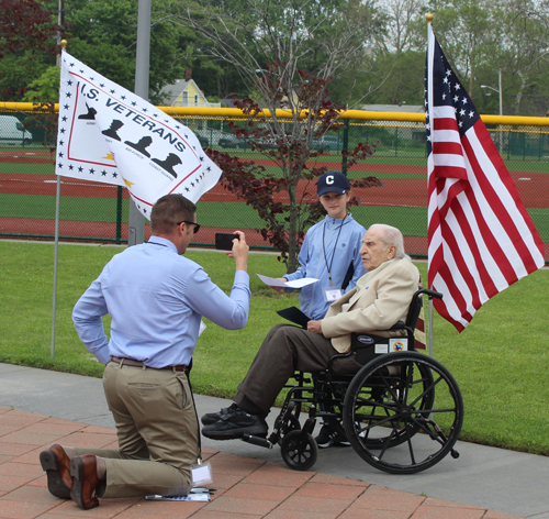 World War II veteran telling his story