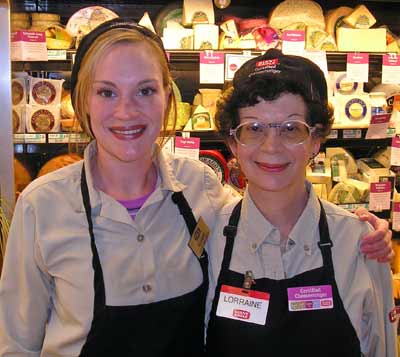 Certified Cheesemongers Liz and Lorraine from Giant Eagle Legacy Village