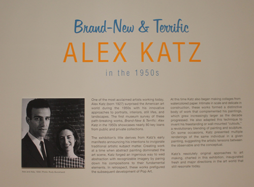 Brand New & Terrific - Alex Katz in the 1950's exhibition