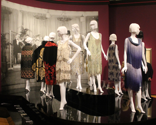 Flapper dress at Jazz Age exhibit at Cleveland Museum of Art