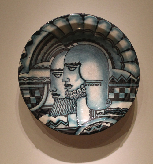 Warrior Heads plaque by Viktor Schreckengost from 1932