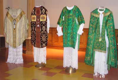 Vestments - Copes, Chasubles