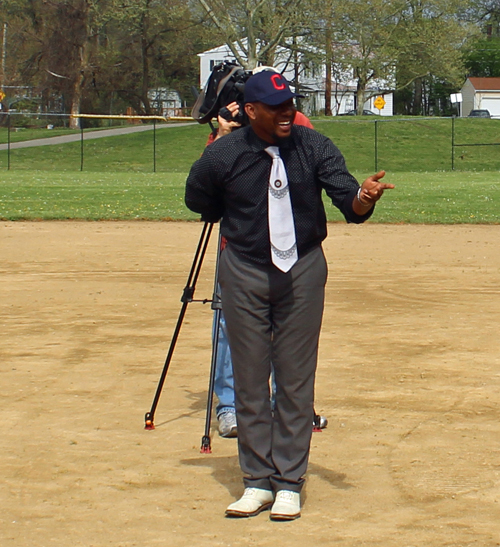 Basheer Jones first pitch