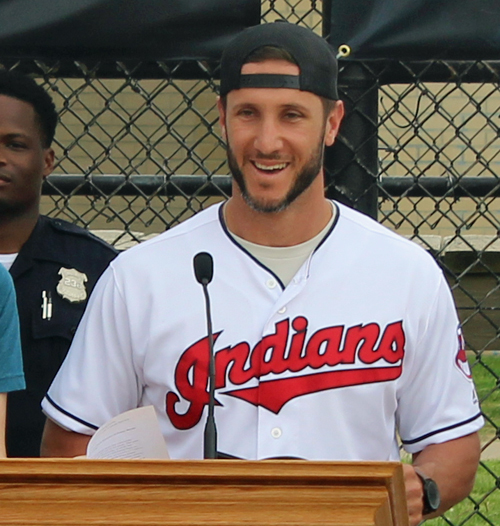 Cleveland Indians catcher Yan Gomes