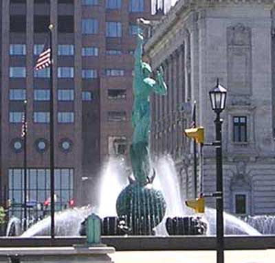 Cleveland War Memorial Peace Statue