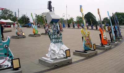 Guitarmania at the Rock and Roll Hall of Fame and Museum in Cleveland