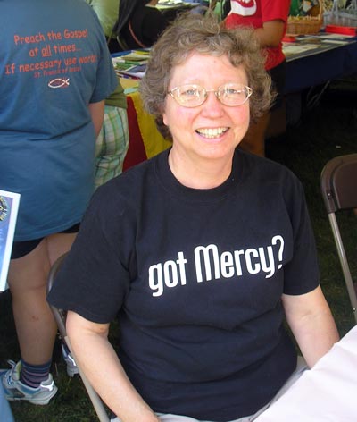 Sister Carolyn Brink RSM of the Sisters of Mercy