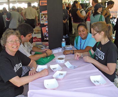 Sisters of Mercy making charm bracelets