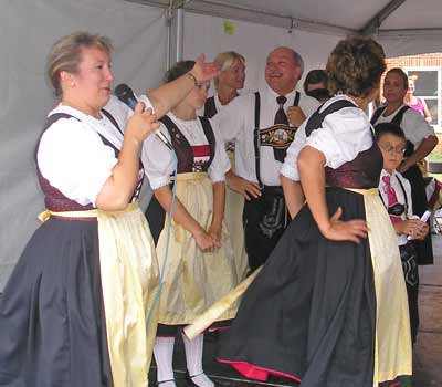 Austrian dancers at the Fest