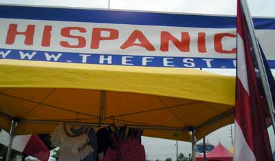 Hispanic display at the Cleveland Catholic Fest 2007