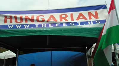 Hungarian Catholics booth at the Cleveland Fest 2007