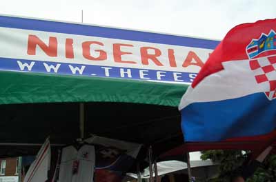 Nigerian Catholics booth at the Cleveland Fest 2007