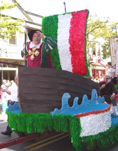 Christopher Columbus Float