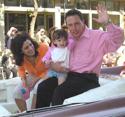 Chuck and Rini Galeti with Francesca Galeti 