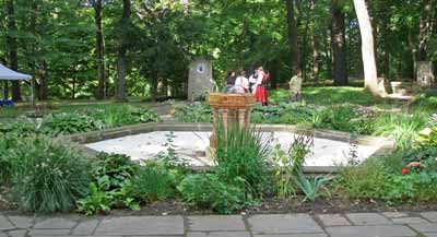 Fountain in the Hebrew Cultural Garden