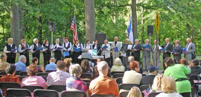 The Mazel Tov Choir entertained