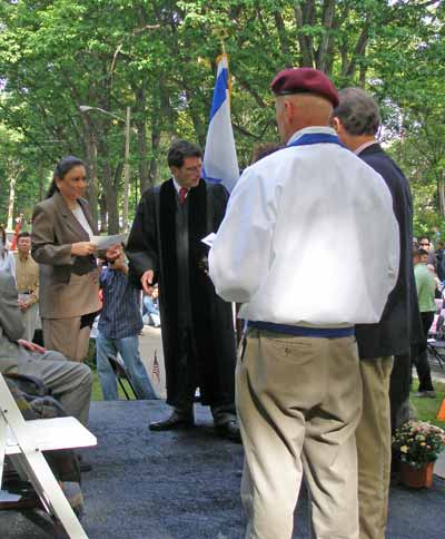 Judge Dan Polster welcomes a new citizen