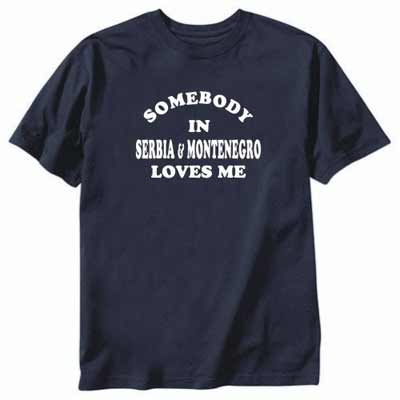 Serbia and Montenegro t-shirt