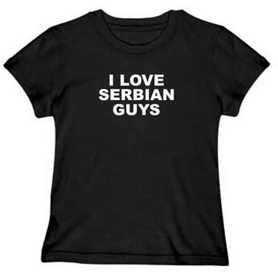 I love Serbian Guys t-shirt
