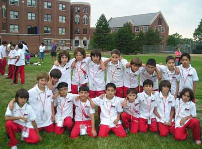 Soccer players in the Continental Cup at JCU