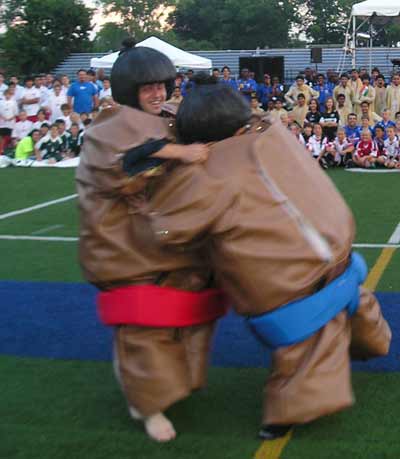 Extreme Sumo Wrestlers entertained
