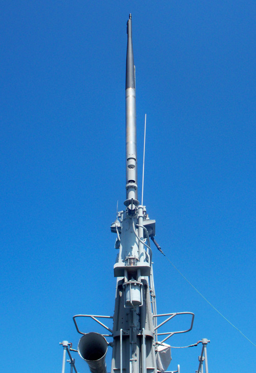 USS Cod periscope - top